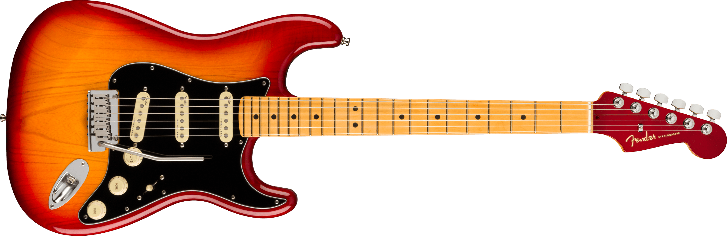 Fender American Ultra Luxe Stratocaster® - Plasma Red Burst