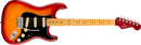 Fender American Ultra Luxe Stratocaster®, Maple Fingerboard, Plasma Red Burst