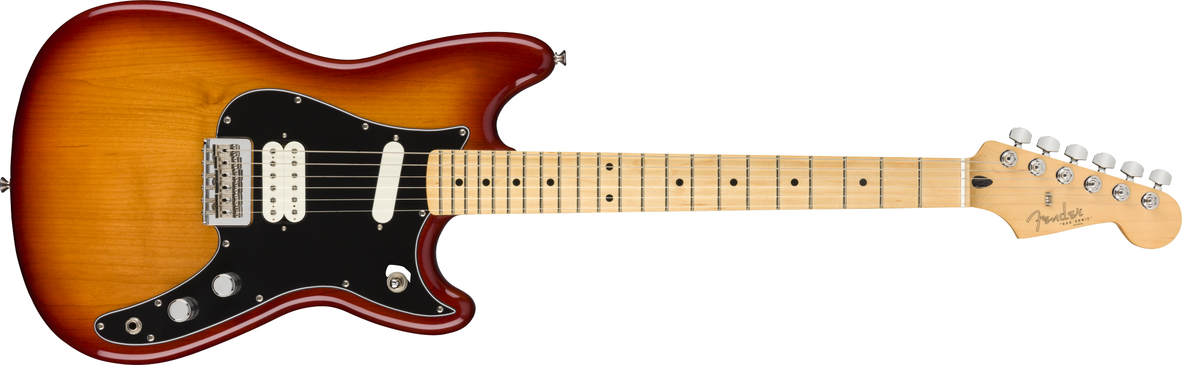 Fender  Player Duo-Sonic™ HS, Maple Fingerboard, Sienna Sunburst