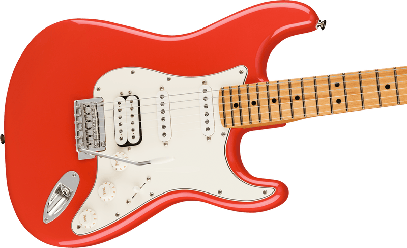 Fender  Limited Edition Player Stratocaster® HSS, Maple Fingerboard, Fiesta Red with Matching Headstock