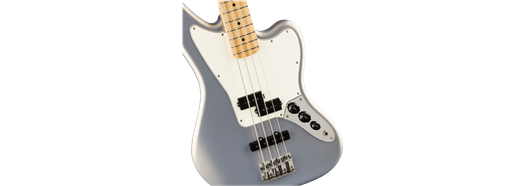 Fender Player Jaguar® Bass, Maple Fingerboard, Silver
