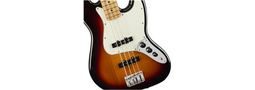 Fender Player Jazz Bass®, Maple Fingerboard, 3-Color Sunburst