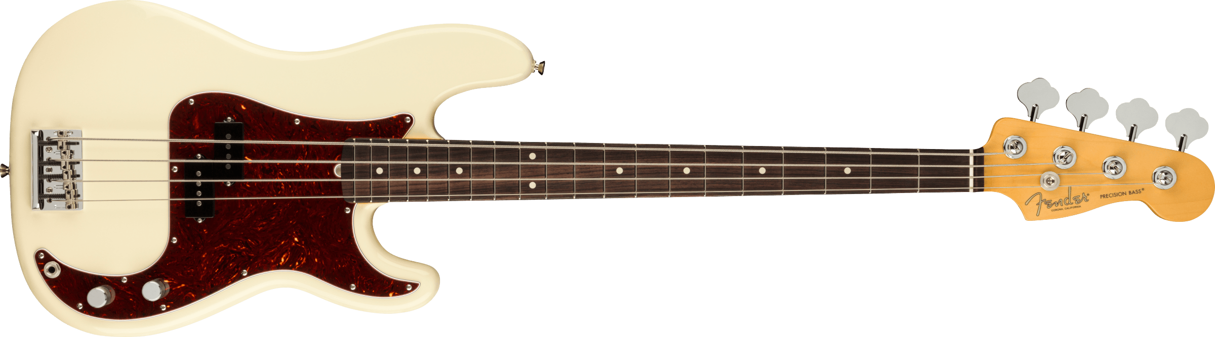 Fender American Professional II Precision Bass®, Rosewood Fingerboard, Olympic White