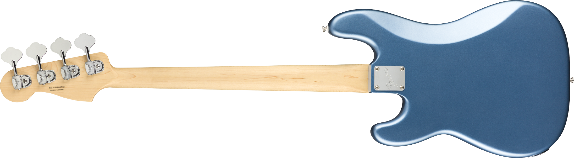 Fender American Performer Precision Bass®, Maple Fingerboard, Satin Lake Placid Blue