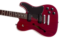 Fender  Jim Adkins JA-90 Telecaster® Thinline, Laurel Fingerboard, Crimson Red Transparent