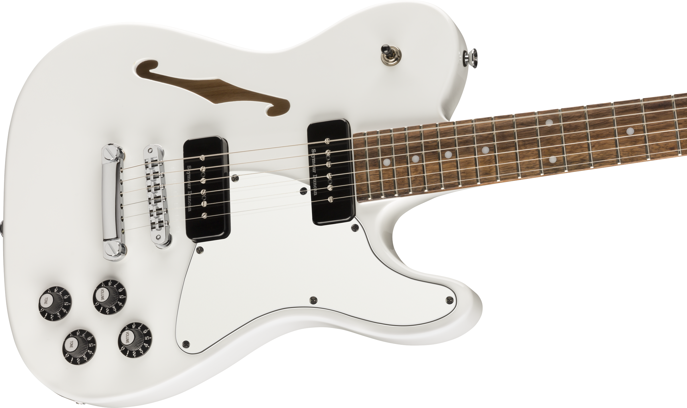 Fender  Jim Adkins JA-90 Telecaster® Thinline, Laurel Fingerboard, White