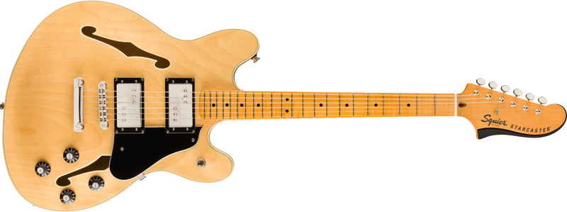 Squier Classic Vibe Starcaster®, Maple Fingerbaord, Natural
