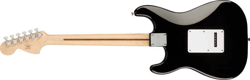 Squier  Affinity Series™ Stratocaster®, Maple Fingerboard, White Pickguard, Black