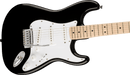 Squier  Affinity Series™ Stratocaster®, Maple Fingerboard, White Pickguard, Black