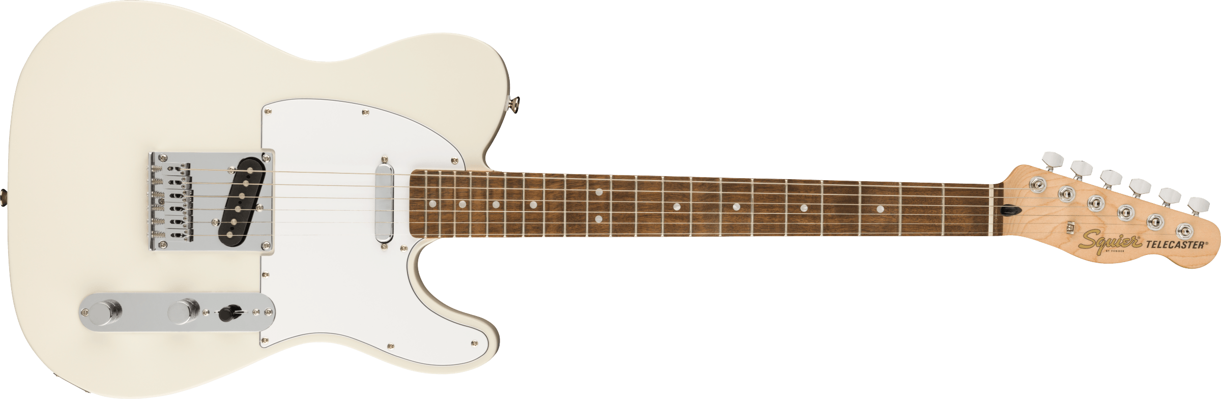 Squier Affinity Series™ Telecaster®, Laurel Fingerboard, White Pickguard, Olympic White