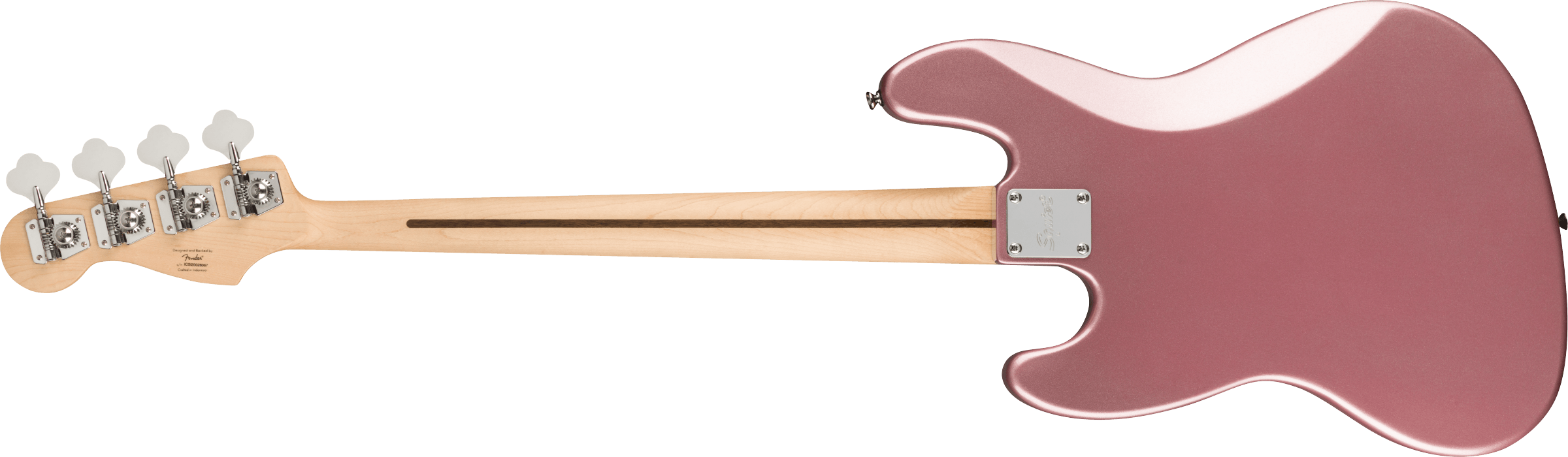 Squier  Affinity Series™ Jazz Bass®, Laurel Fingerboard, Black Pickguard, Burgundy Mist
