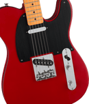 Squier  40th Anniversary Telecaster®, Vintage Edition, Maple Fingerboard, Black Anodized Pickguard, Satin Dakota Red