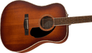 Fender PD-220E Dreadnought, All Mahogany, Ovangkol Fingerboard, Aged Cognac Burst