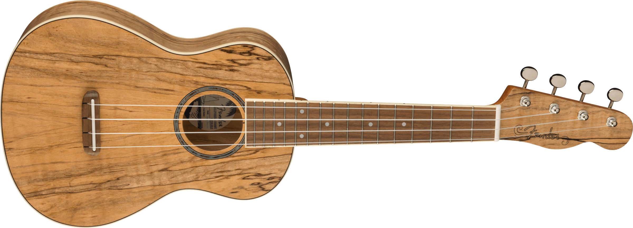 Fender  Zuma Exotic Concert Ukulele, Walnut Fingerboard, Spalted Maple
