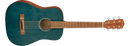 Fender  FA-15 3/4 Scale Steel with Gig Bag, Walnut Fingerboard, Blue