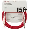 Fender Original Series Instrument Cable 15' Fiesta Red