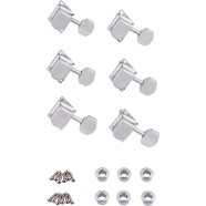Fender 70s "F" Style Stratocaster®/Telecaster® Tuning Machines Chrome (6)