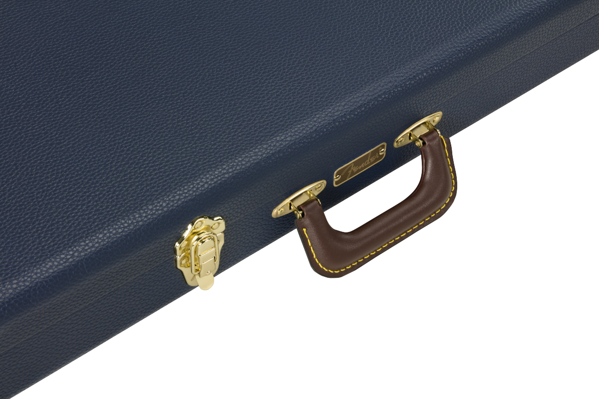 Fender  Classic Series Wood Case Strat/Tele, Navy Blue