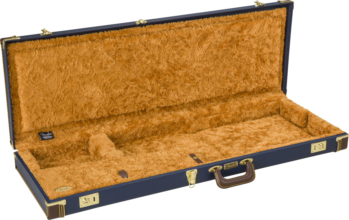 Fender  Classic Series Wood Case Strat/Tele, Navy Blue