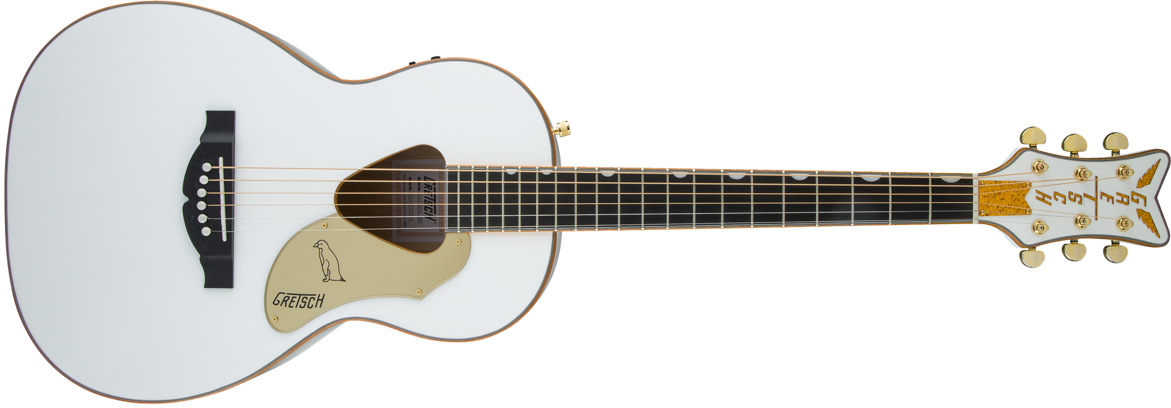 Gretsch  G5021WPE Rancher™ Penguin™ Parlor Acoustic/Electric, Fishman® Pickup System, White