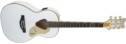 Gretsch  G5021WPE Rancher™ Penguin™ Parlor Acoustic/Electric, Fishman® Pickup System, White