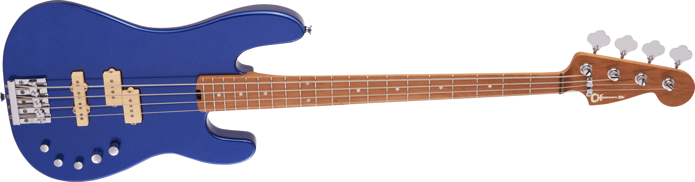Charvel  Pro-Mod San Dimas® Bass PJ IV, Caramelized Maple Fingerboard, Mystic Blue