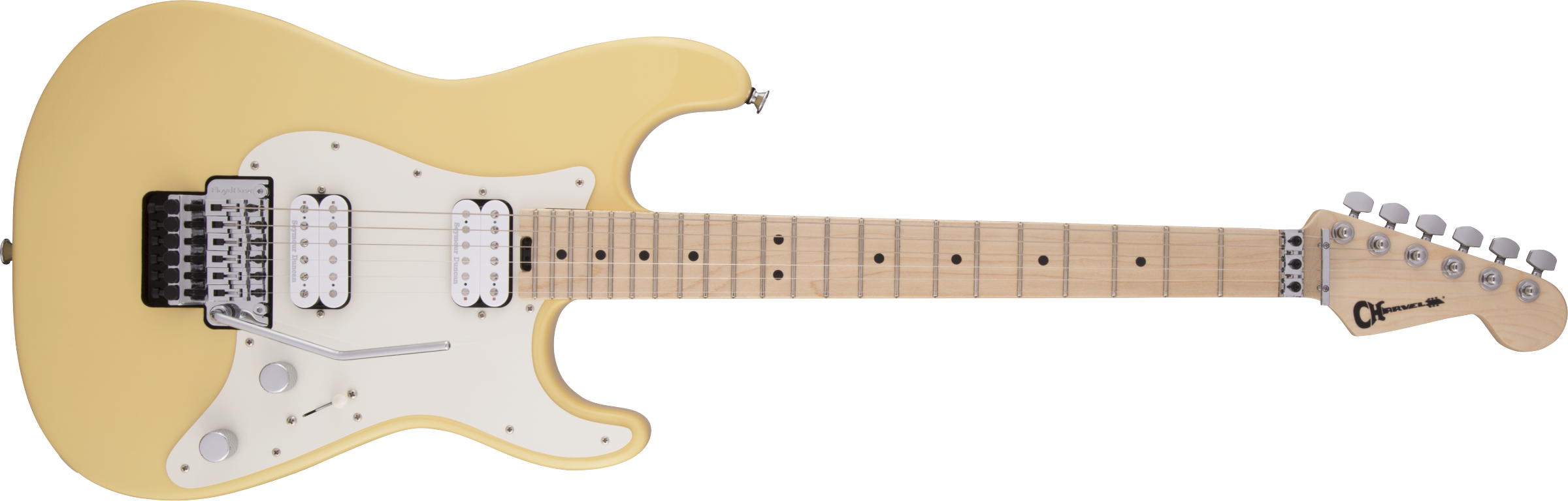 Charvel  Pro-Mod So-Cal Style 1 HH FR M, Maple Fingerboard, Vintage White