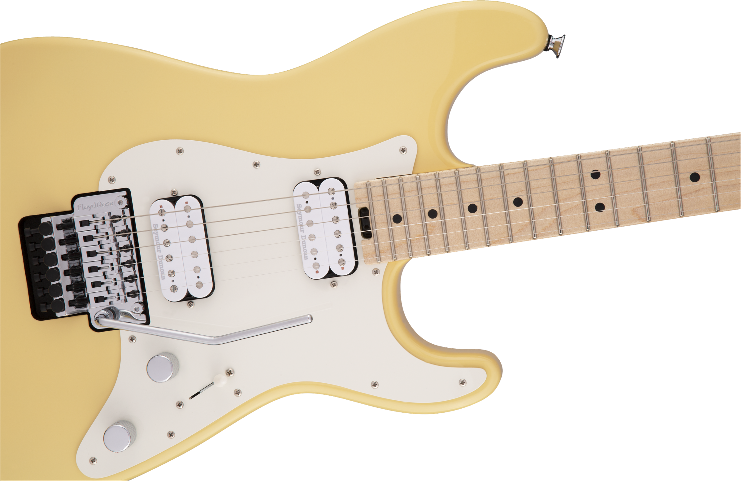 Charvel  Pro-Mod So-Cal Style 1 HH FR M, Maple Fingerboard, Vintage White