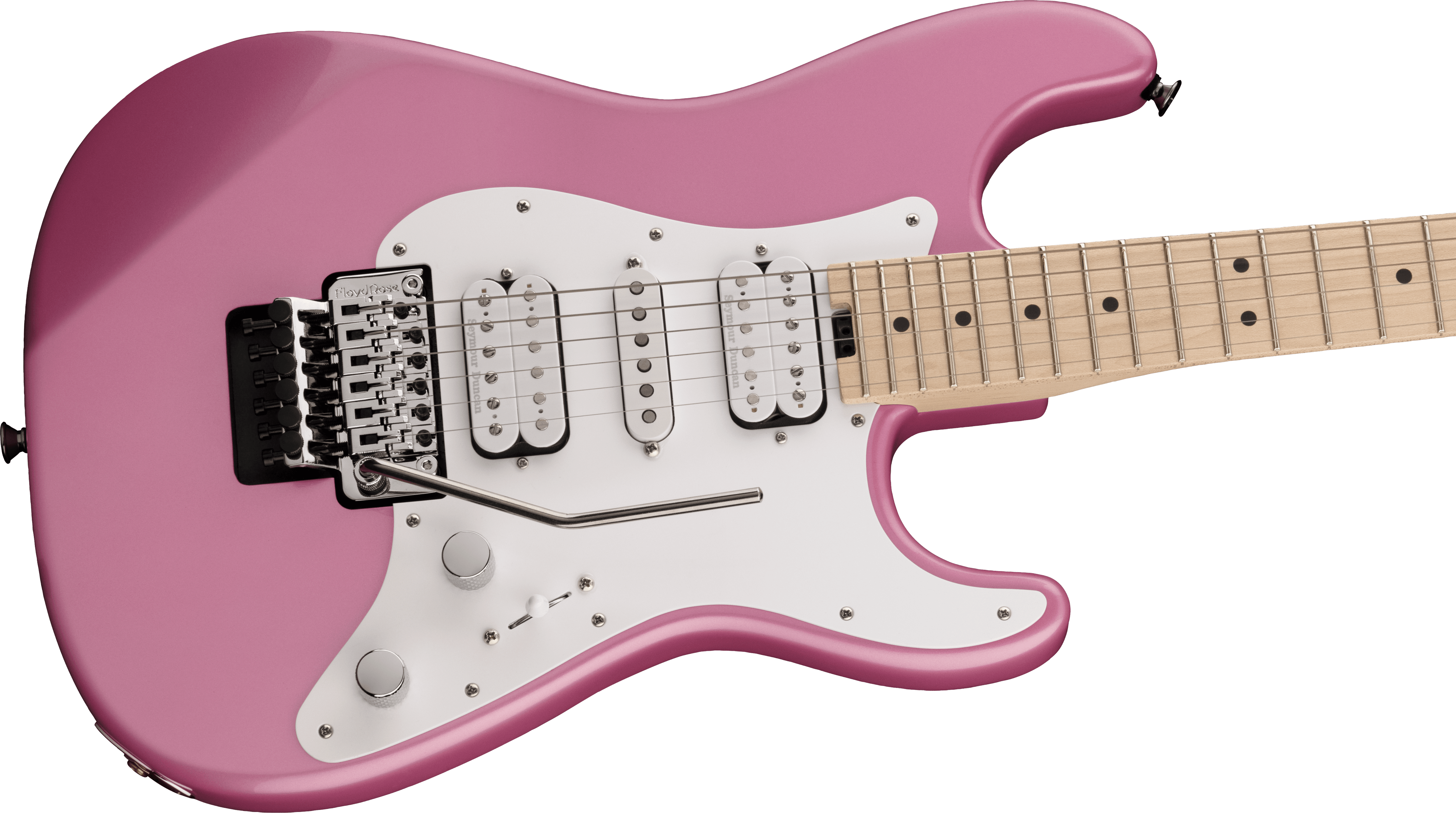 Charvel  Pro-Mod So-Cal Style 1 HSH FR M, Maple Fingerboard, Platinum Pink