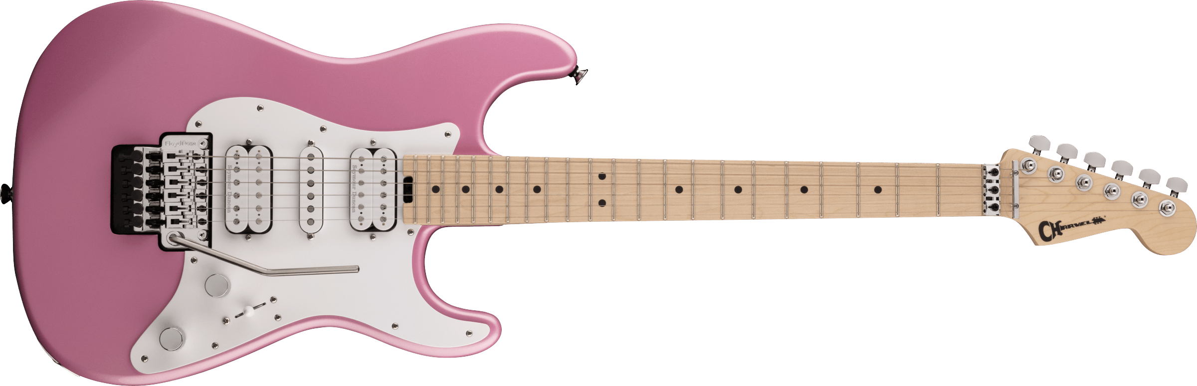 Charvel  Pro-Mod So-Cal Style 1 HSH FR M, Maple Fingerboard, Platinum Pink