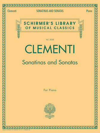 Sonatinas And Sonatas Schirmer Library of Classics Volume 2058