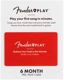FENDER PLAY PREPAID CARDS- 6 Months