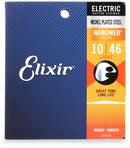 Elixir Strings 12052 Nanoweb Electric Guitar Strings - .010-.046 Light