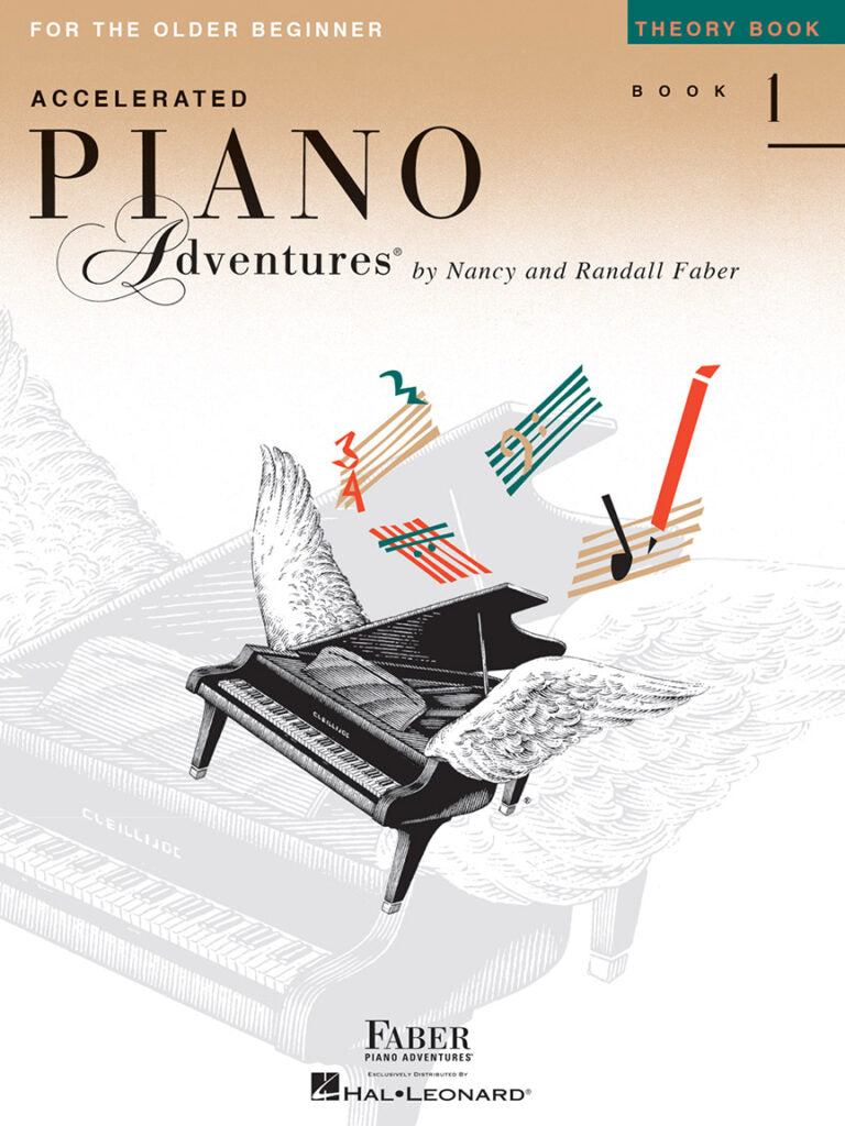 Faber Accelerated Piano Adventures For The Older Beginner: Theory Book 1