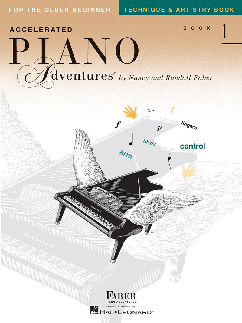 Faber Accelerated Piano Adventures For The Older Beginner: Technique and Artistry Book 1