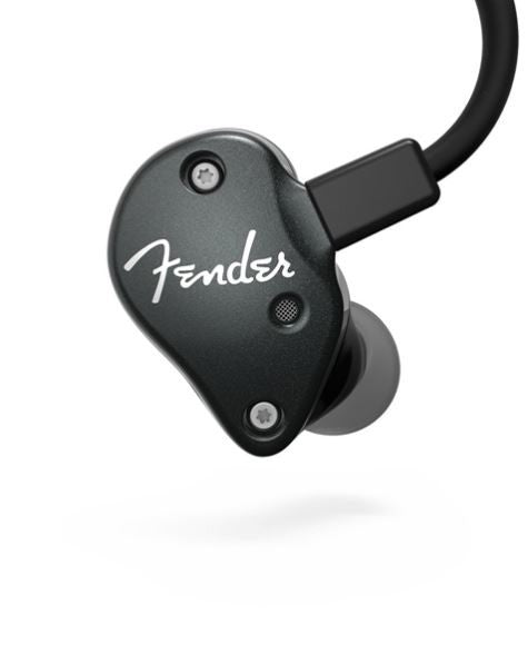 Fender® FXA5 Pro In-Ear Monitors Metallic Black