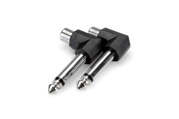 Right-angle Adapters RCA to 1/4 in TS