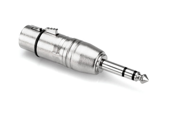 Hosa GXP-143 XLR Female to 1/4 inch TRS Male Adapter
