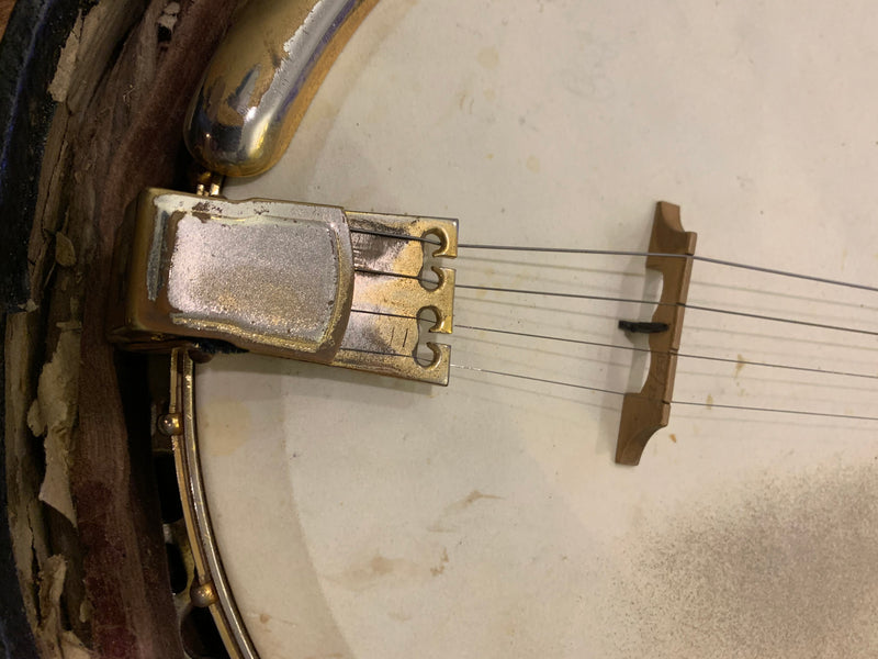 Lange Craft Tenor Banjo Rare Resonator (USED) 1940s