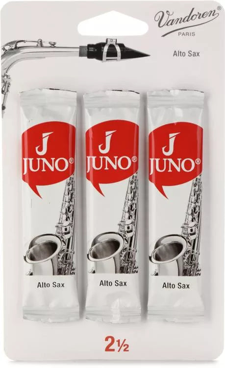 Juno JSR6125/3 Alto Saxophone Reeds - 2.5 (3-pack)