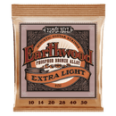 Ernie Ball EARTHWOOD EXTRA LIGHT PHOSPHOR BRONZE ACOUSTIC GUITAR STRINGS - 10-50 GAUGE