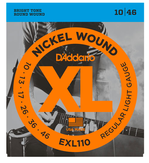 D'Addario EXL110 Nickel Wound Electric Guitar Strings