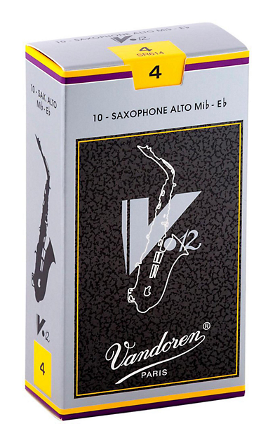Vandoren V12 Alto Saxophone Reeds Size 4