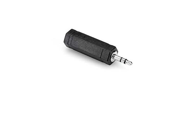 Adapter 1/4 in TS to 3.5 mm TRS