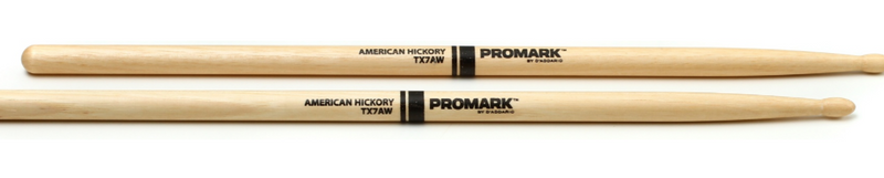 ProMark TX7AW 7A Wood Tip Hickory Drumsticks