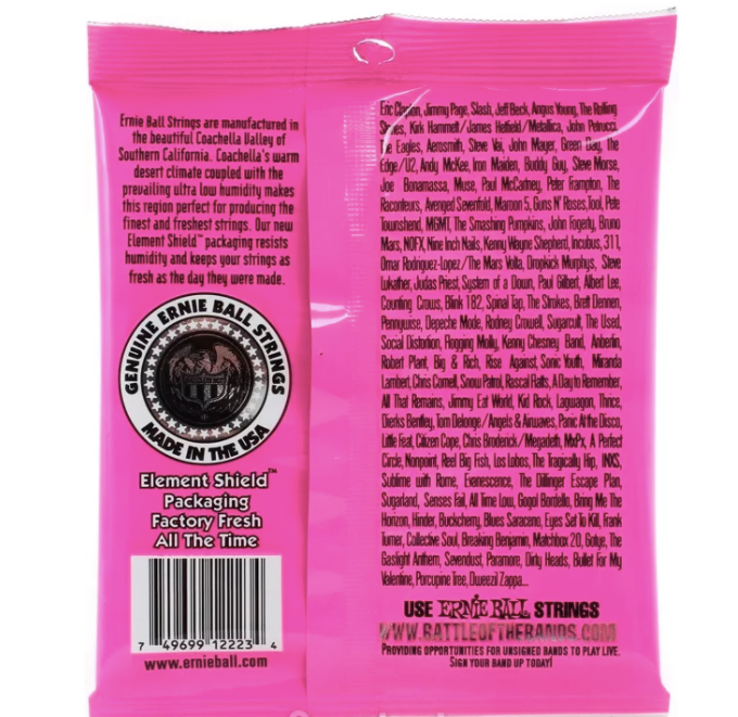 Ernie Ball 2223 Super Slinky Nickel Wound Electric Strings