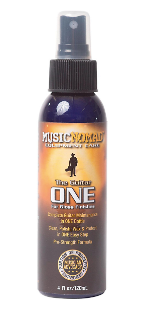 MusicNomad The Guitar ONE - All in 1 Cleaner, Polish, Wax for Gloss Finishes
