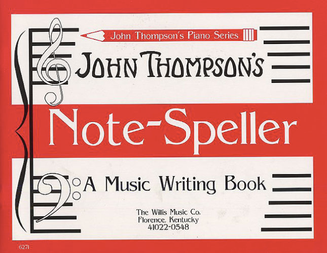 Note Speller A Music Writing Book  Early Elementary Level