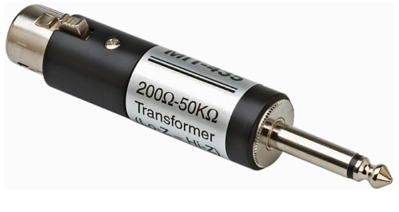 Impedance Transformer XLR3F to 1/4 in TS