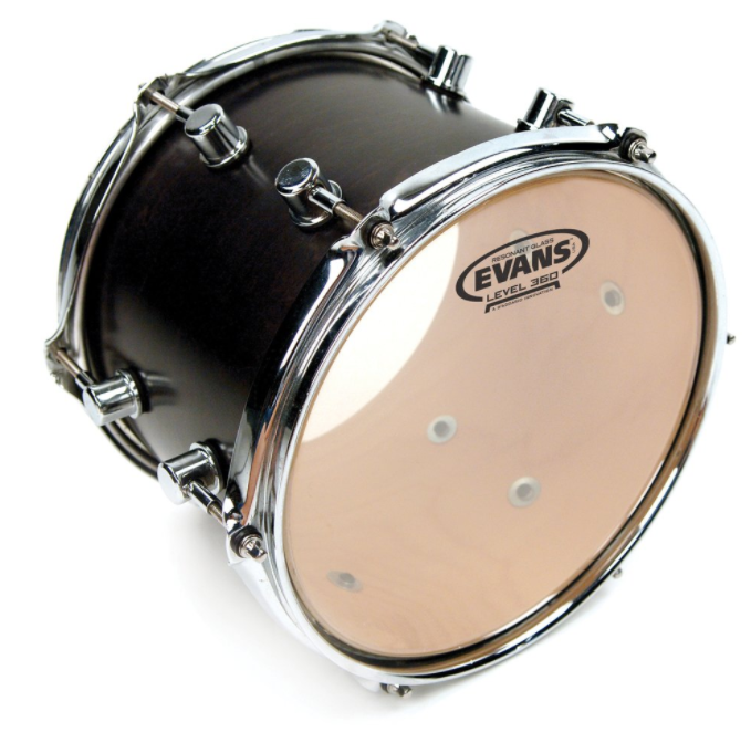 EVANS 6" RESONANT GLASS DRUM HEAD